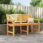 vidaXL Banc de jardin 149 5x60x90 cm bois de teck solide