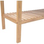 Banc en bambou avec coussin arch
