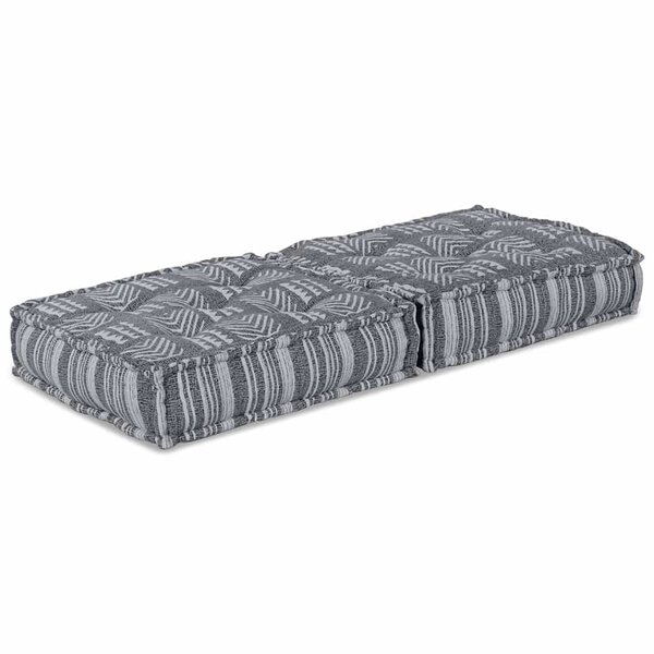 vidaXL Coussin Gris 70 x 70 x 36 cm Polyester