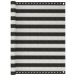 vidaXL Écran de balcon PEHD 120x500 cm Anthracite et blanc