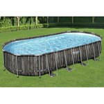 Bestway Ensemble de piscine ovale 7 32x3 66x1 22 m