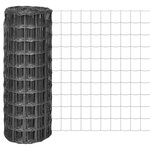 vidaXL Clôture euro Acier 10 x 1 m Gris