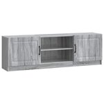 vidaXL Meuble TV Sonoma gris 150 x 31 x 47 cm Bois d'ingénierie
