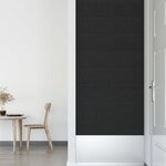 vidaXL Panneaux muraux 12 Pièces Noir 60x30 cm Tissu 2 16 m²