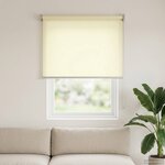 vidaXL Store roulant extérieur protection UV Crème Polyester