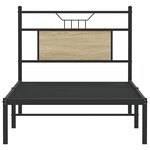 vidaXL Cadre de lit sans matelas chêne sonoma 80x200 cm