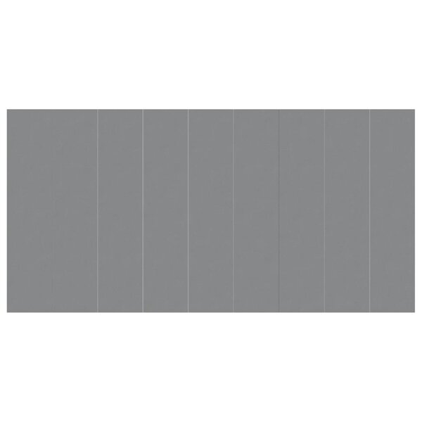 vidaXL Bâche de piscine gris clair 999x500 cm géotextile polyester