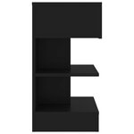 vidaXL Tables de chevet 2 Pièces Noir 40x35x65 cm