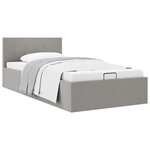 vidaXL Cadre de lit à rangement hydraulique sans matelas 90x200 cm