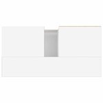 vidaXL Armoire de salle de bain blanc 65x33x60 cm bois d'ingénierie