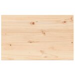 vidaXL Dessus de table 80x50x1 7 cm rectangulaire bois de pin massif