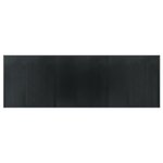 vidaXL Tapis rectangulaire gris 100x300 cm bambou