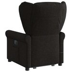 vidaXL Fauteuil de massage inclinable Noir Tissu