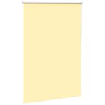 vidaXL Store enrouleur occultant jaune largeur du tissu 85 7 cm