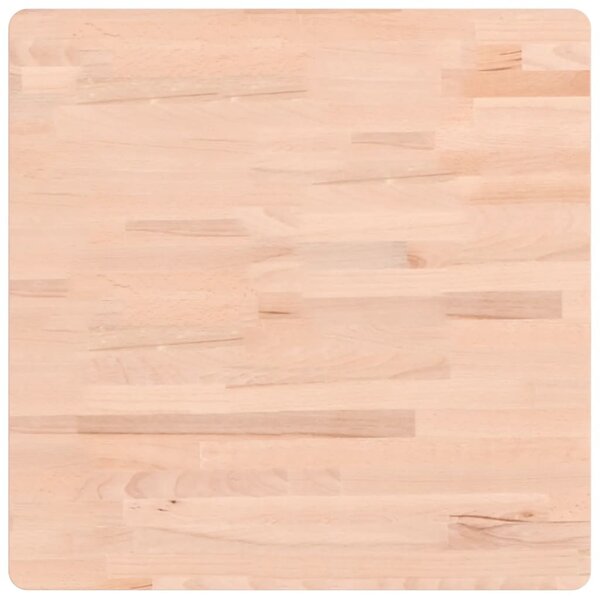 vidaXL Dessus de table 60x60x4 cm carré bois massif de hêtre