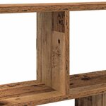 vidaXL Étagère cube murale 12 compartiments vieux bois bois ingénierie