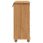 vidaXL Commode 'ASKIM'91x40x95.5 cm Bois Massif de Pin