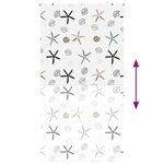 vidaXL Store enrouleur de douche 120x240 cm largeur du tissu 116 cm