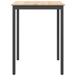 vidaXL Table de bar Naturel 110 x 55 x 105 cm Bois de pin massif
