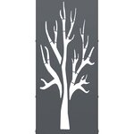 vidaXL Portant de bois chauffage anthracite 40x30x80 cm