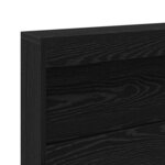 vidaXL Tête de lit de rangement Chêne noir 135 cm Bois d'ingénierie