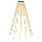 vidaXL Guirlande lumineuse d'arbre de Noël avec 210 LED 210 cm