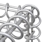 vidaXL Panier de gabion Acier galvanisé 120x30x100 cm