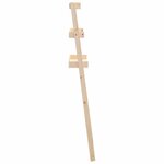 vidaXL Étagère de toilette 63 5x32x179 cm Bois de pin massif