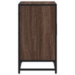 vidaXL Armoire de lavabo de salle de bain chêne marron 65x33x60 cm