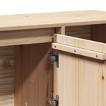 vidaXL Buffet 110 5x35x80 cm Bois massif de pin
