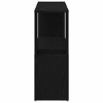 Étagère vidaXL Chêne Noir 100x24x63 cm en bois d'ingénierie
