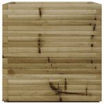 vidaXL Jardinière 70x70x72 cm bois de pin imprégné