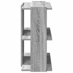 vidaXL Bibliothèque 3 niveaux sonoma gris 60x30x60cm bois d'ingénierie