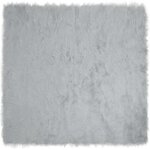 vidaXL Tapis en fausse Tafalla Gris 200 x 200 cm Polyester
