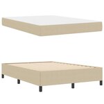 vidaXL Cadre de lit Vert gris clair 160 x 200 cm