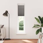 vidaXL Store plissé anthracite 40x200 cm largeur du tissu 39 4 cm