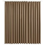 vidaXL Rideau occultant avec crochets Taupe 290x245 cm