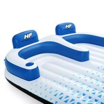 Bestway Salon flottant double ondulé Hydro-Force Indigo 183 cm