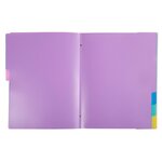 Trieur plastique forever young exacompta 8 divisions couleurs assorties - lot de 4