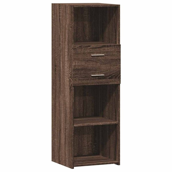 vidaXL Buffet haut chêne marron 40x42 5x124 cm bois d'ingénierie
