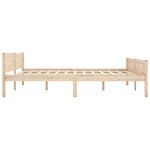 vidaXL Cadre de lit sans matelas bois massif de pin 180x200 cm