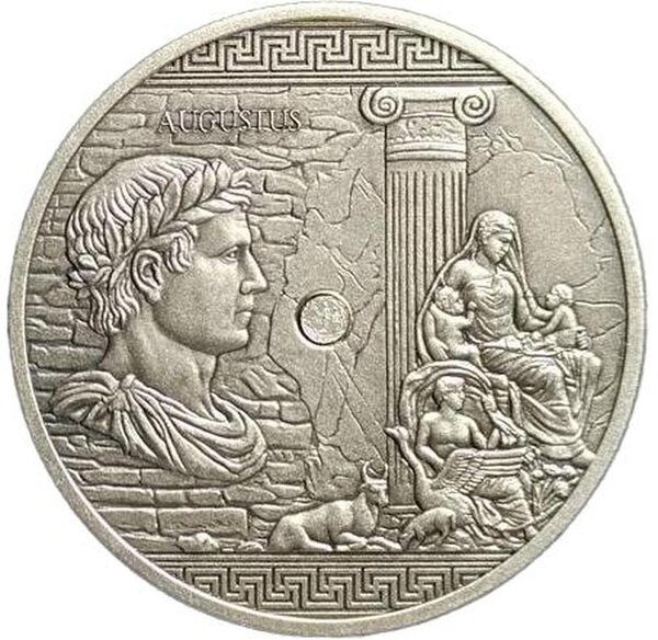 Pièce de monnaie en Argent 1000 Francs g 31.1 (1 oz) Millésime 2025 Masters of Empires AUGUSTUS