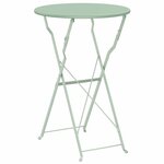 vidaXL Table bistrot Vert menthe clair Ø50x71 cm
