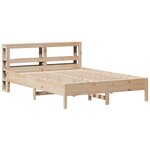 vidaXL Cadre de lit sans matelas 150x200 cm bois de pin massif
