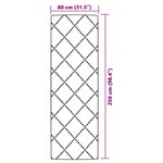 vidaXL Tapis d'extérieur ARAKIL marron 80x250 cm PP