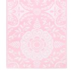 vidaXL Tapis d'extérieur Rose 120x180 cm PP