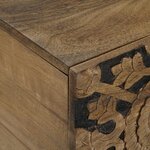 vidaXL Table basse Marron 80 x 50 x 40 cm Bois de mangue massif