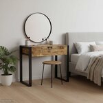 vidaXL Coiffeuses pour Chambre Marron Bois de manguier massif
