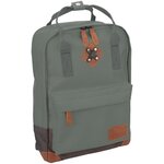 ABBEY Petit sac a dos en polyester 300T - Doublure 100% polyester - Dimensions 24 x 10 x 33 cm - Gris
