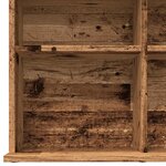 vidaXL Armoire à CD vieux bois 100x23x89 5 cm bois d'ingénierie